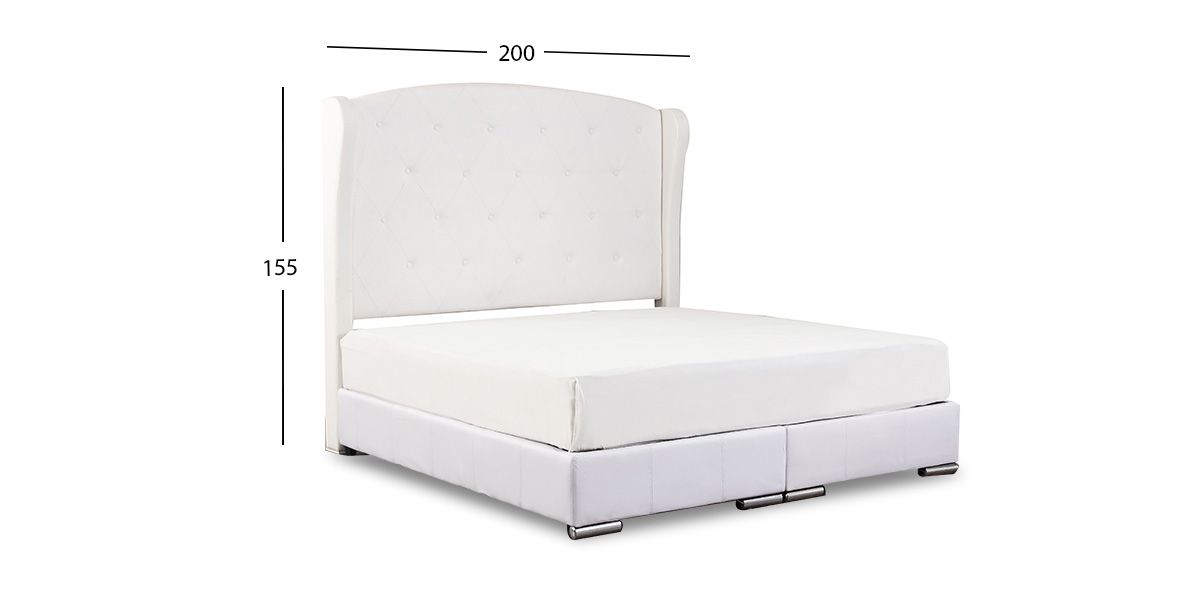 Cabecera King Size Perla Plus Blanco