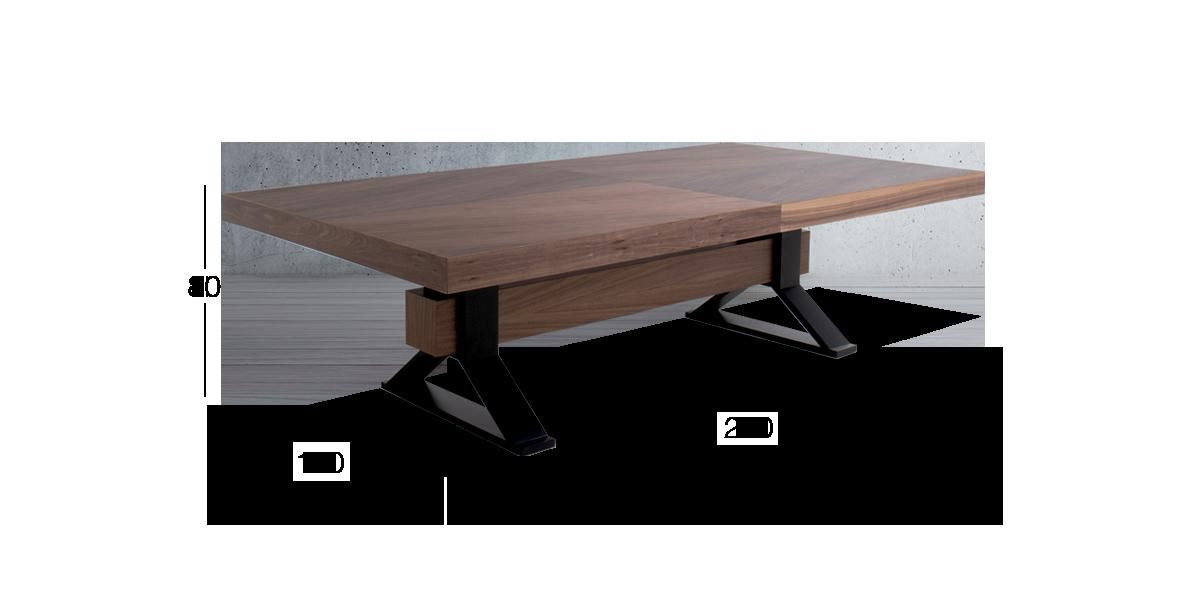 Mesa Comedor Xander Nogal