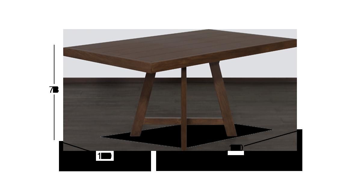 Mesa de Comedor Granada Tabaco