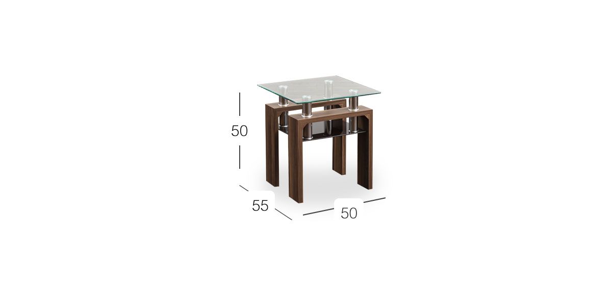 Mesa Lateral Cuadrada Galeana II