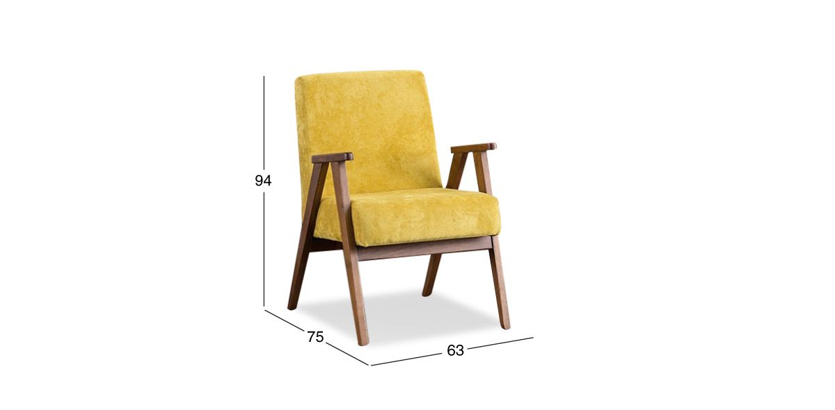 Sillón Ocasional Norton Amarillo