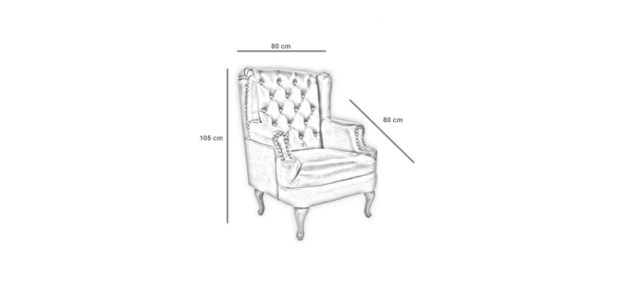 Sillón de Piel Luton Café II