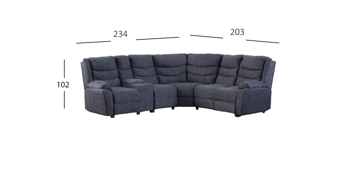 Sala Modular Weich New Leonore Azul