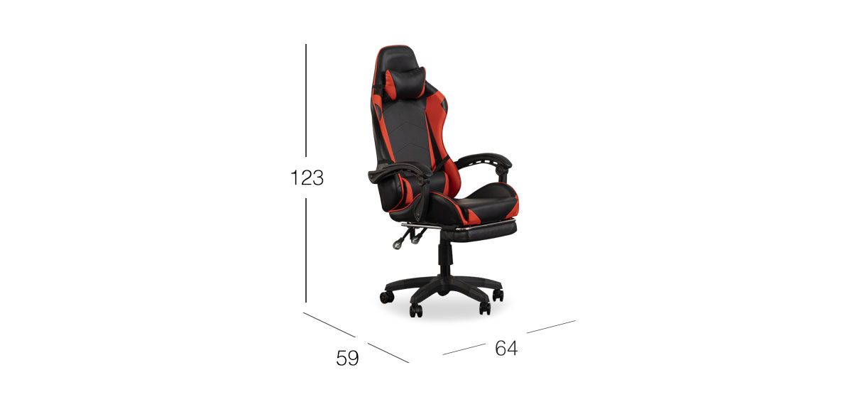 Silla Gamer Sparx Rojo