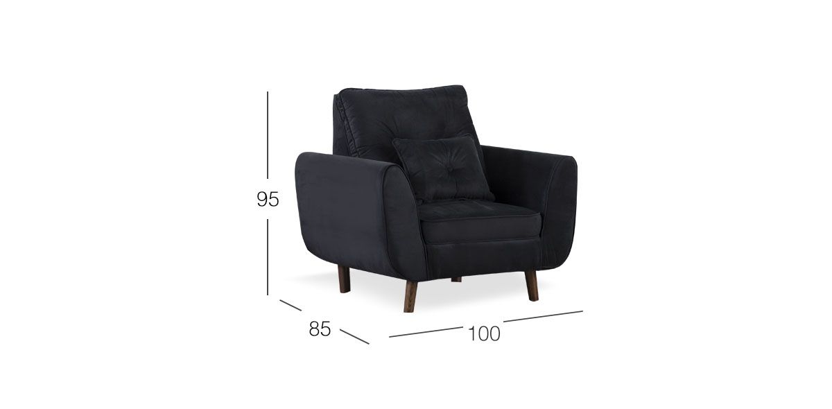 Sillón Aria Negro