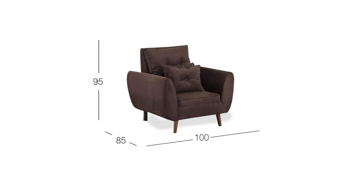 Sillón Aria Café