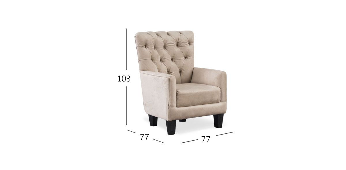 Sillón Ocasional Jeferson Beige